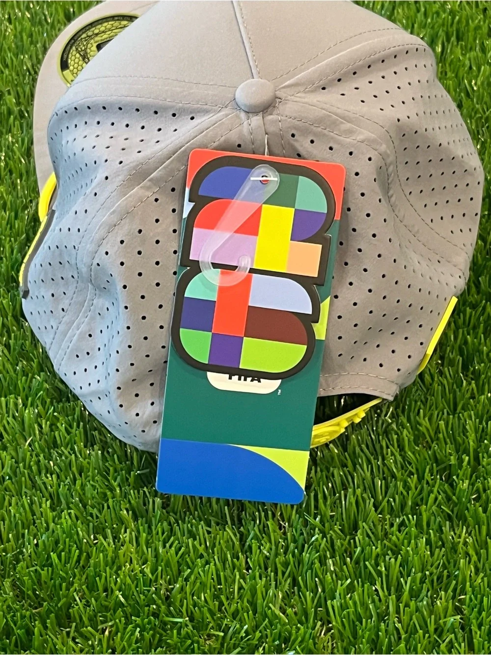 Official FIFA World Cup 2026 Flat Bill Snapback Rope Hat Gray / Yellow Trim NWT